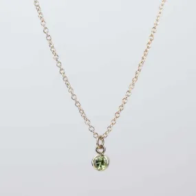 . Peridot August Birthstone Pendant