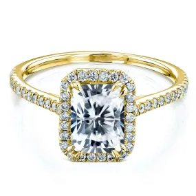 1.8ct Radiant Moissanite Ring