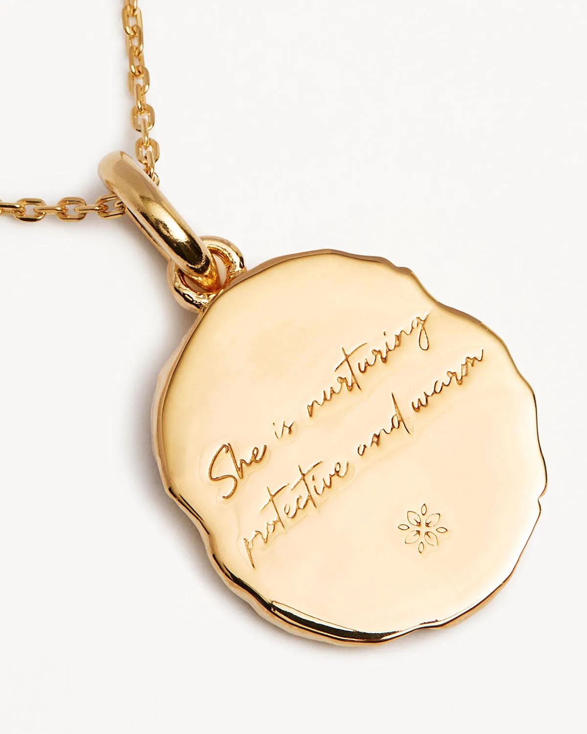 18k Gold Vermeil She is Zodiac Necklace - Cancer