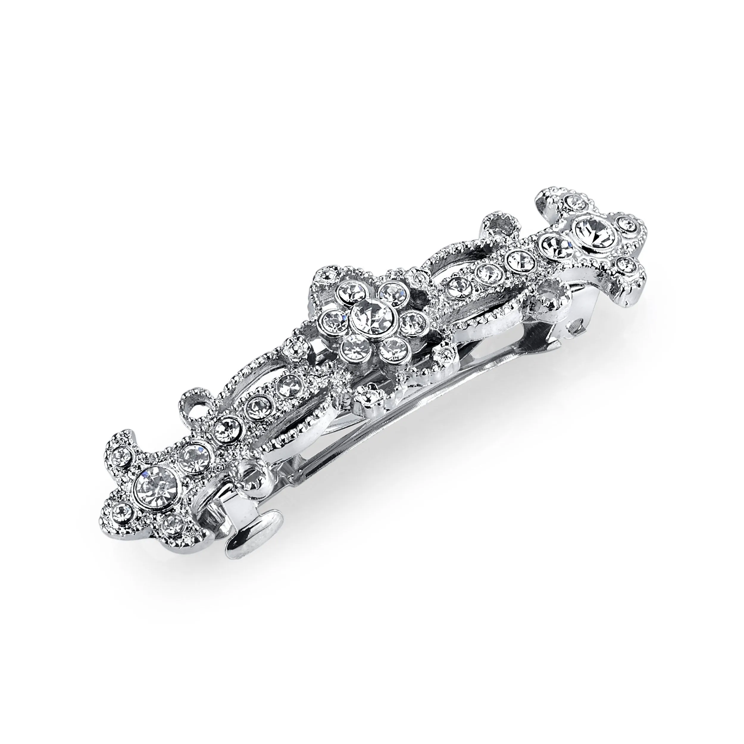 1928 Bridal Fleur De Cristal Bridal Bar Barrette