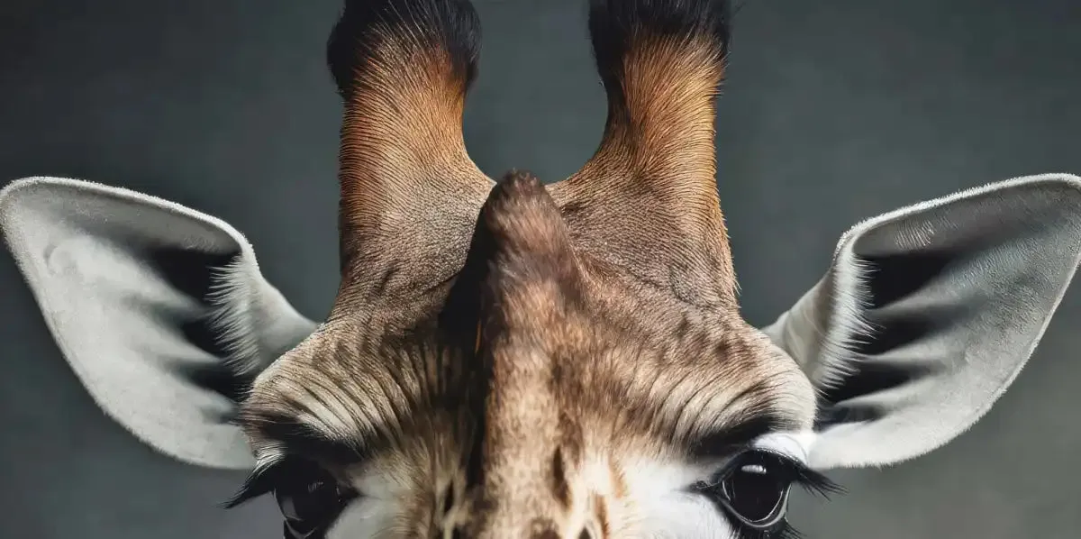 A Giraffe Portrait Wall Art