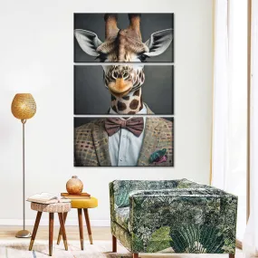 A Giraffe Portrait Wall Art