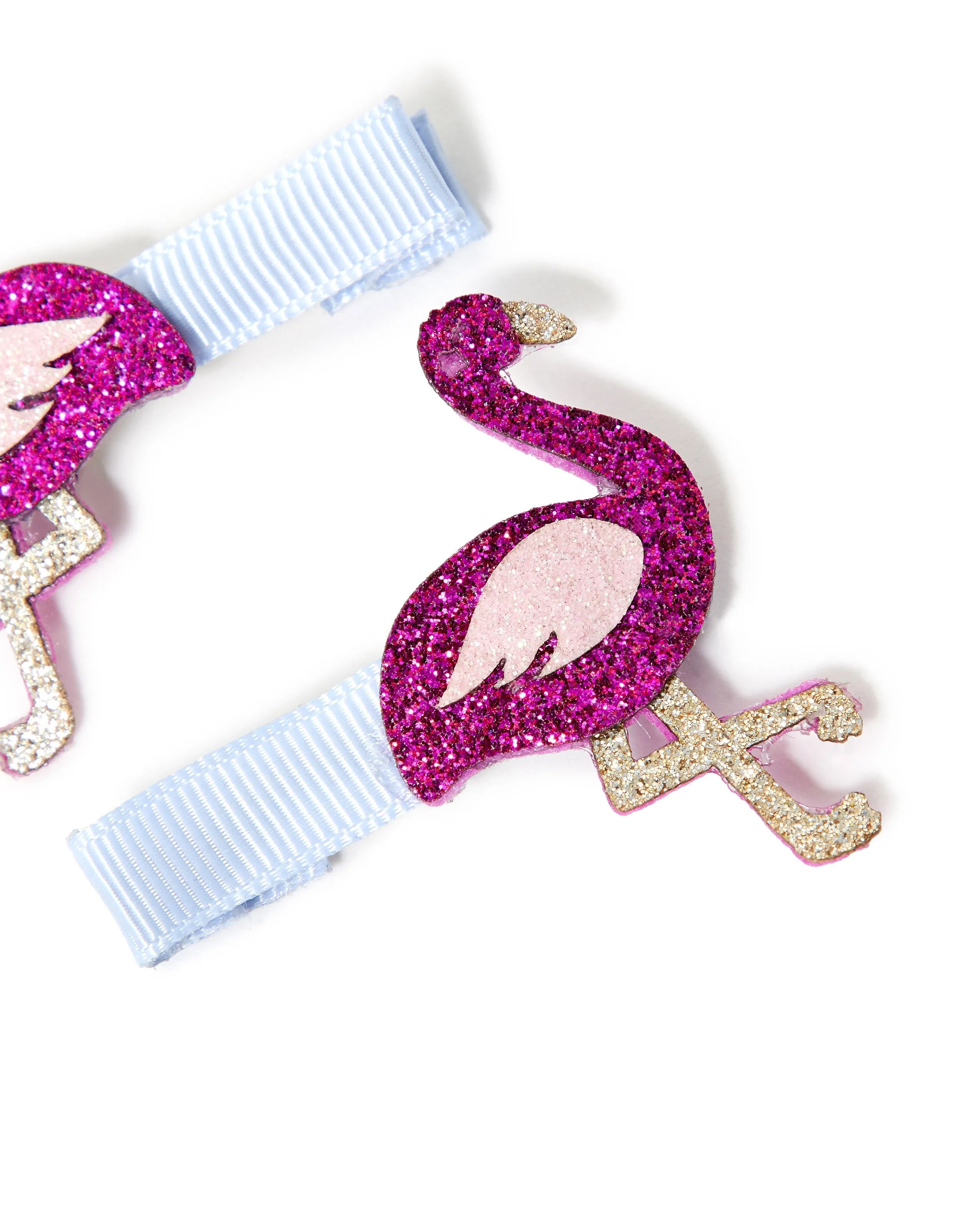 Accessorize Girl Pack Of 2  Flamingo Salon Clips