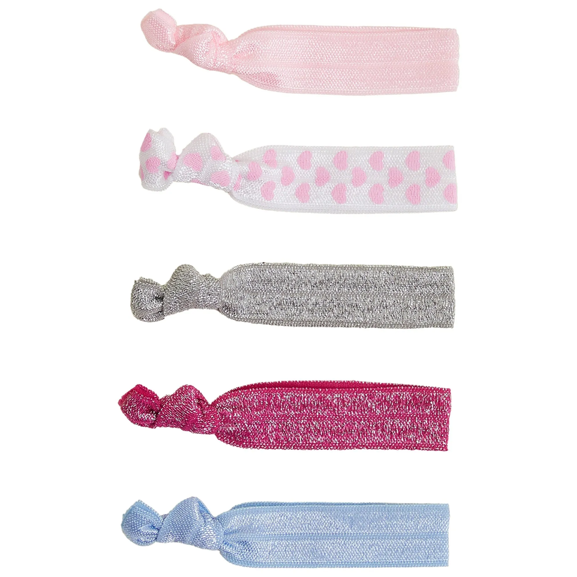 Accessorize London Girl Ribbon Hair Ties set of 5