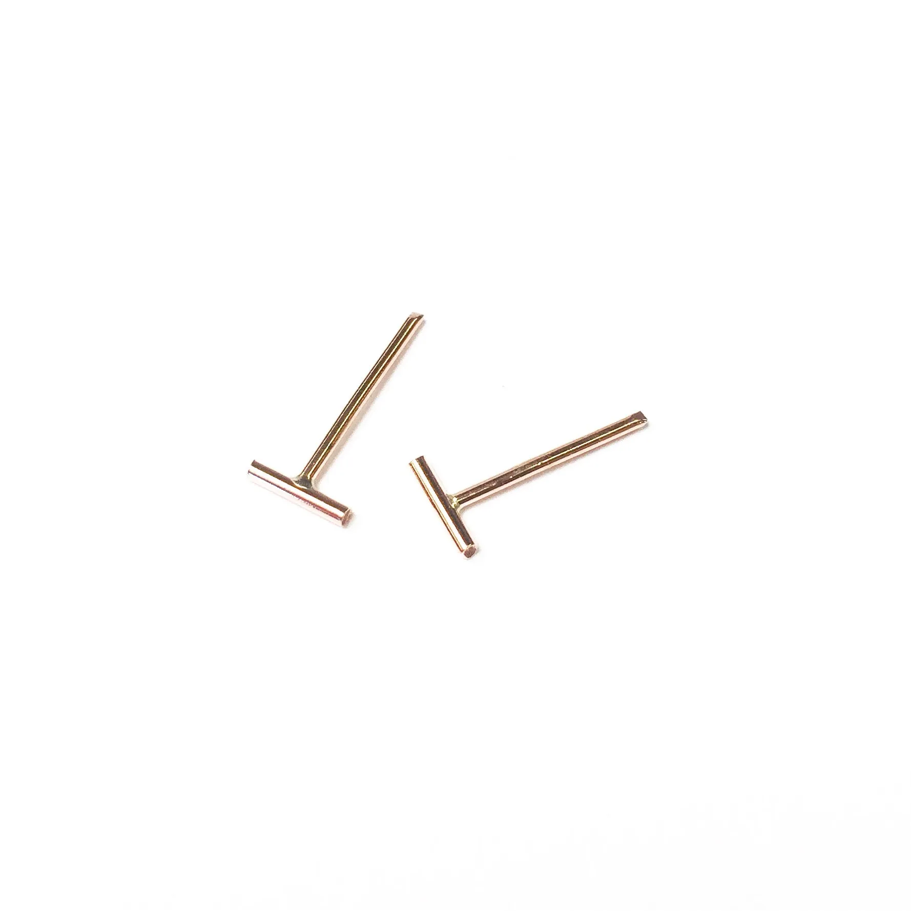 Agapantha Thin Line Studs Small Earrings