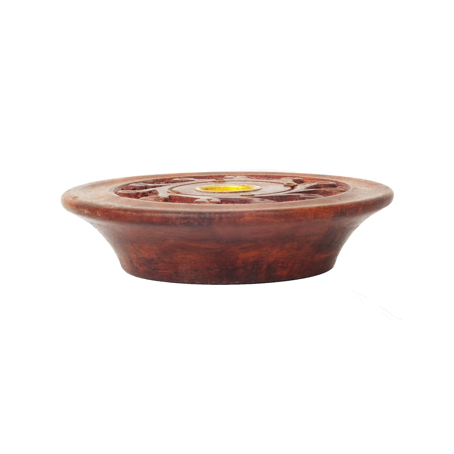 Agarbatti Stand - 1 x 4 Inches | Wooden Incense Holder/ Sambrani Holder for Pooja