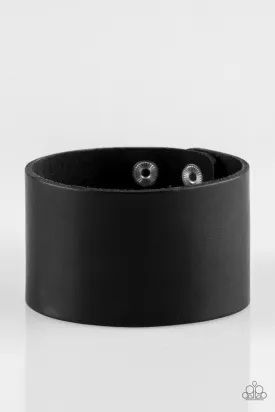 Alley Rally Black Paparazzi Bracelet