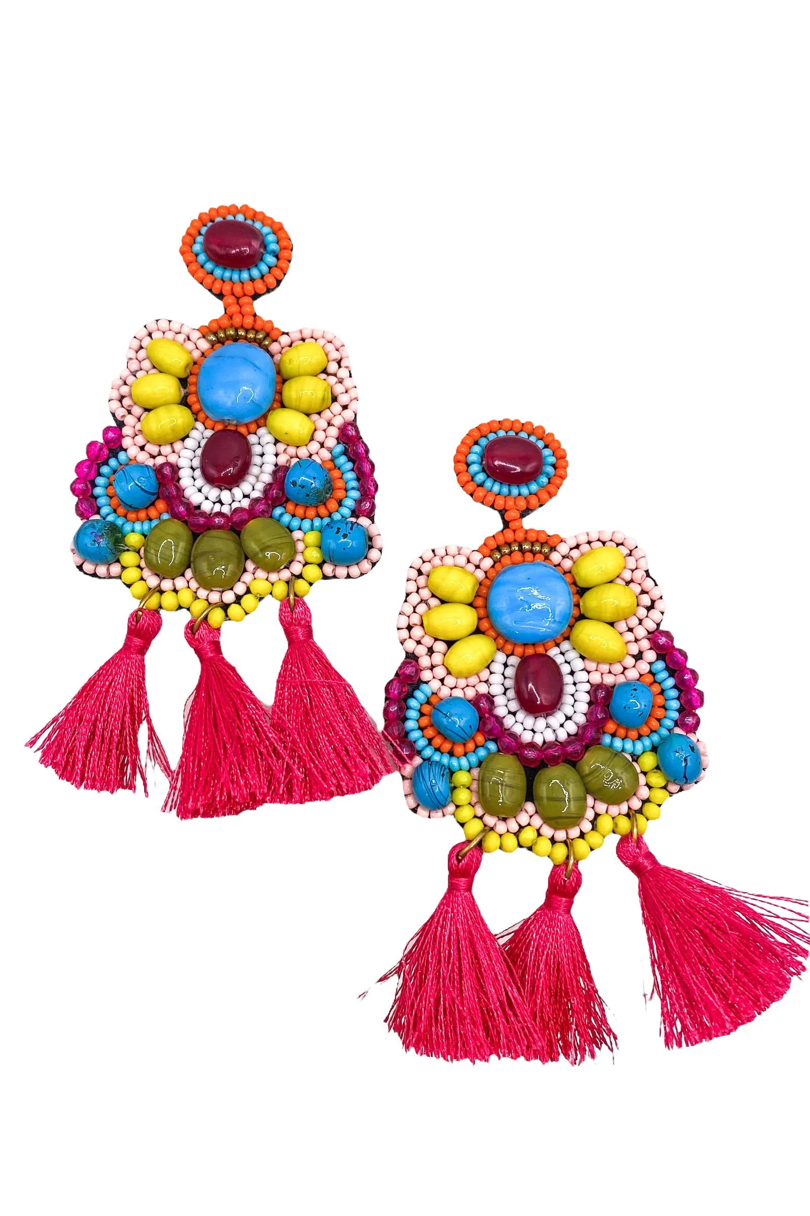 Allie Earring -  Pink | Treasure Jewels - SALE