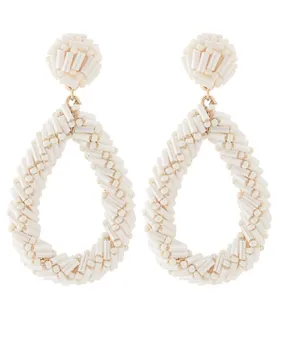Allison Beaded Teardrop Earrings
