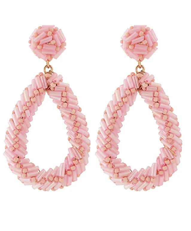 Allison Beaded Teardrop Earrings