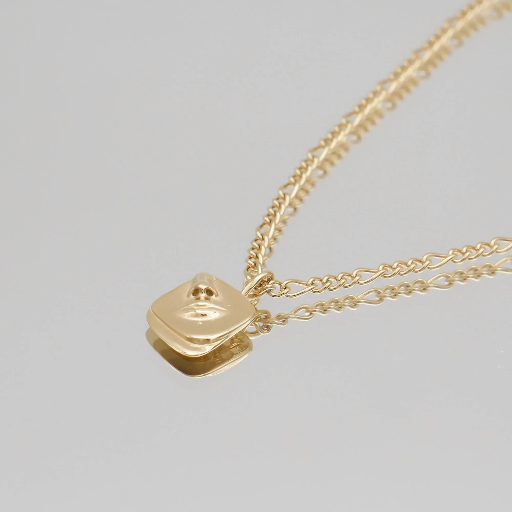 Anika Face Pendant Necklace