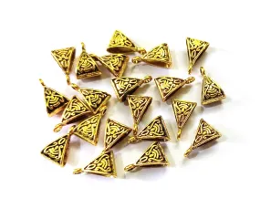 Antique Golden Bail Charms