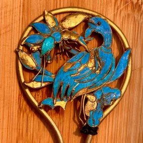 Antique Qing Dynasty 5" Tian-Tsui Hair Pin - 200621-F