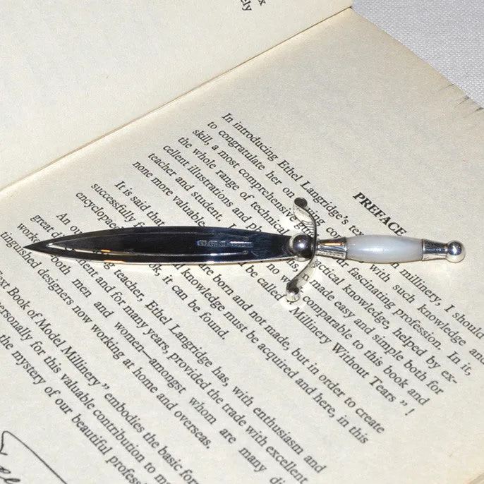Antique Silver Book Mark