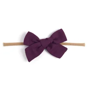 Baby Bow - Plum