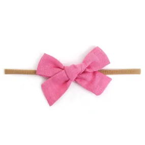 Baby Bow - Taffy Linen