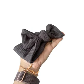 Bajoue / Grey adjustable head band / 0-6Y