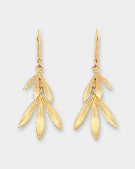 Bamboo Earrings in Gold