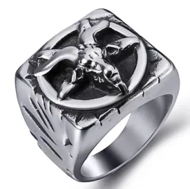 Baphomet Goat Head Ring