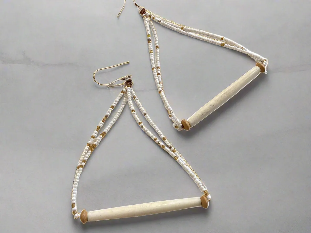 Beaded earring