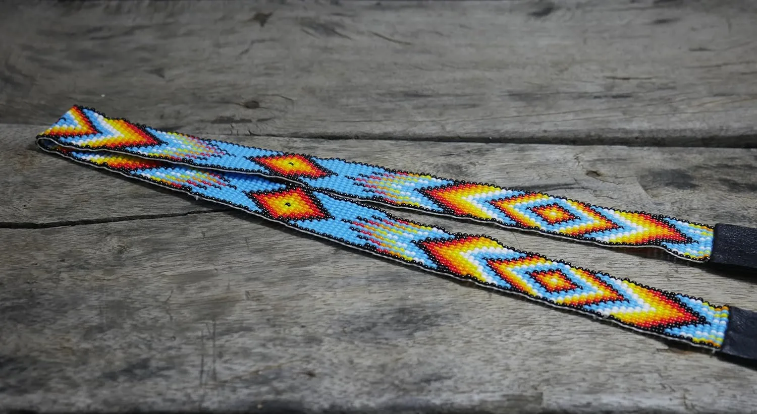 Beaded Hat band Native American Style Southwestern Cowboy Rode Handmade Head/Hat Band Collection