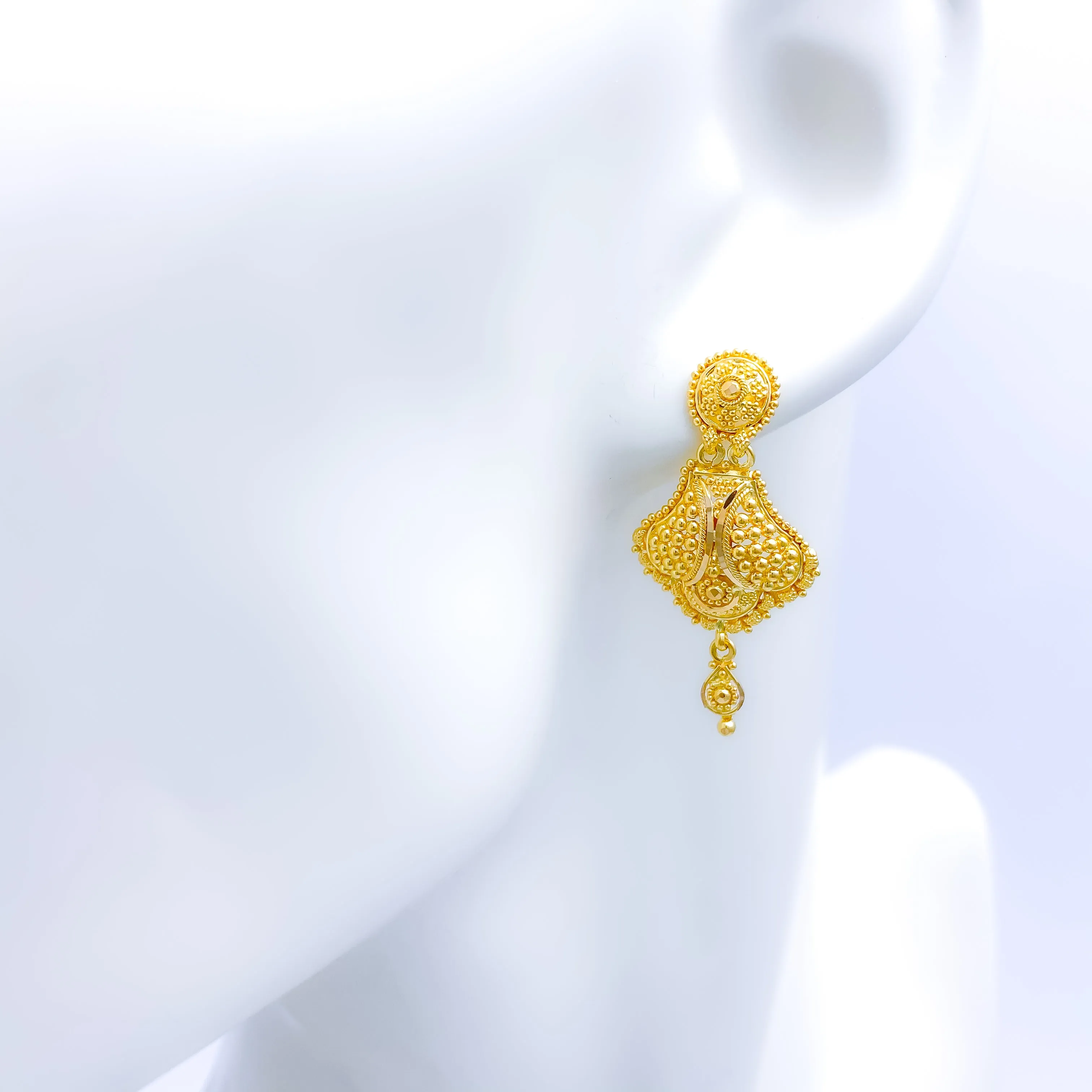 Beaded Paisley Earrings