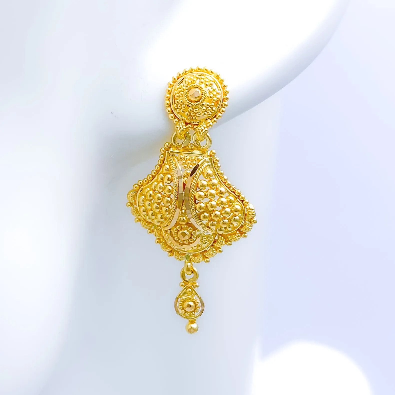 Beaded Paisley Earrings