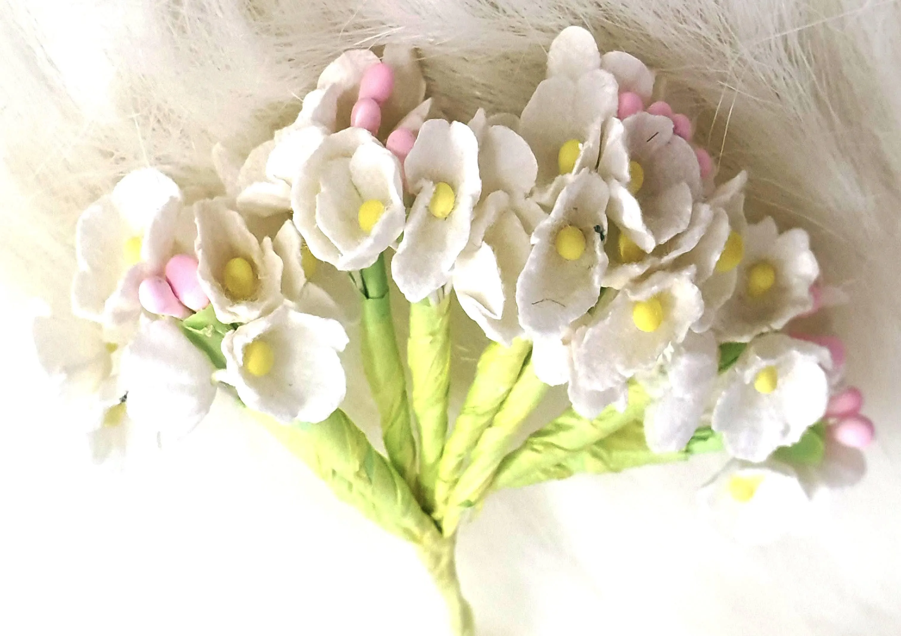Beautiful Small Paper Flowers for DIY Craft, Trousseau Packing or Decoration - Design 29