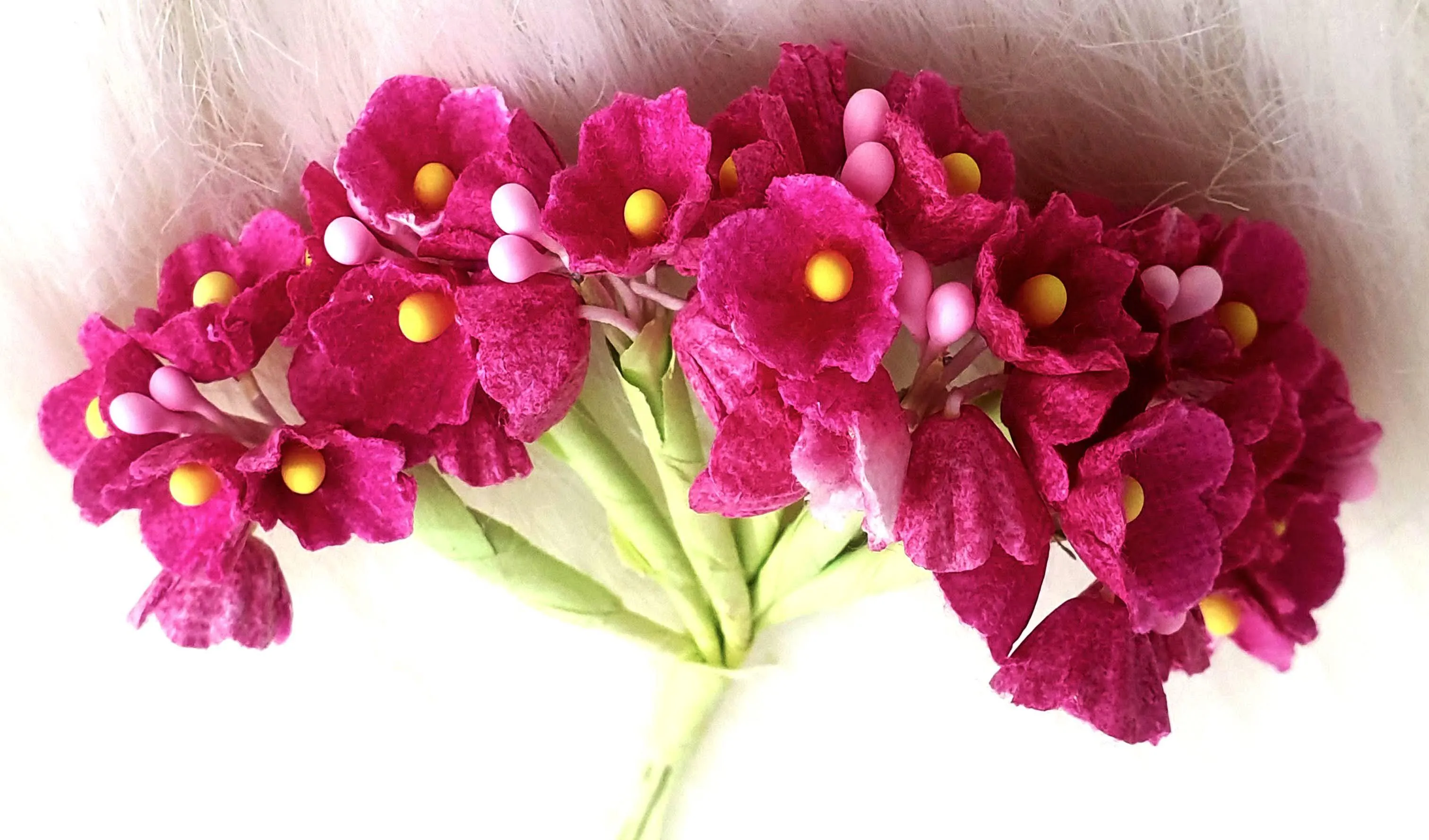 Beautiful Small Paper Flowers for DIY Craft, Trousseau Packing or Decoration - Design 29