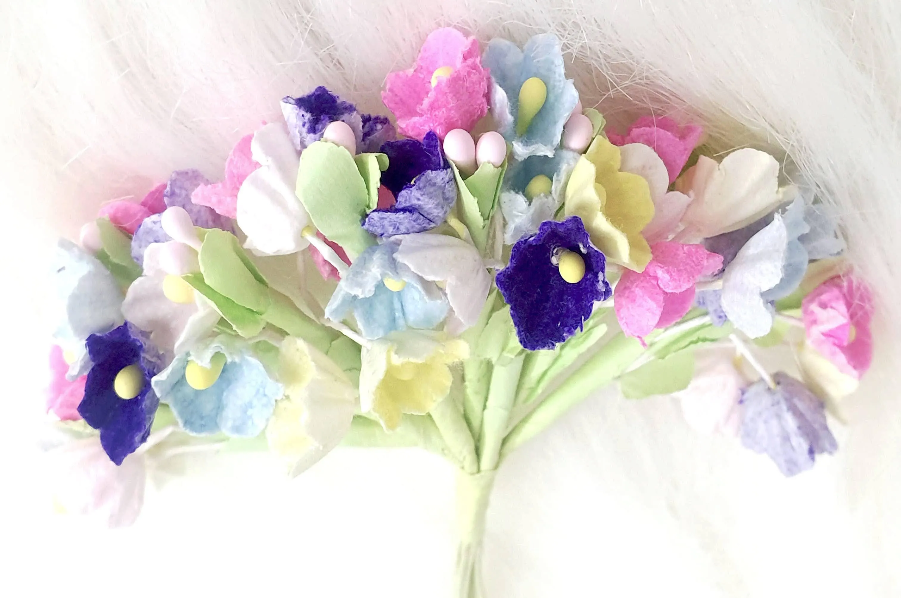 Beautiful Small Paper Flowers for DIY Craft, Trousseau Packing or Decoration - Design 29