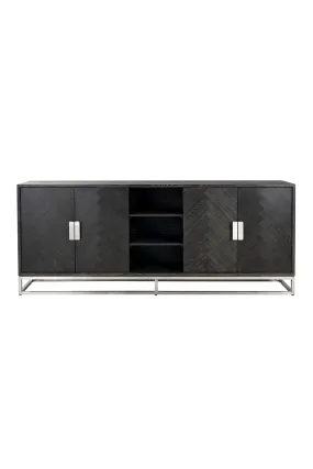 Black Oak Chevron Sideboard | OROA Blackbone