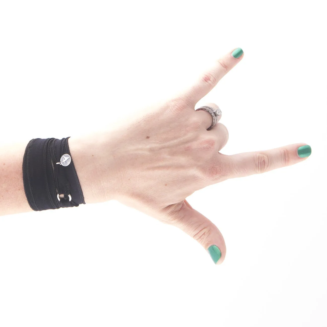 Black Wrap Bracelets (3 Pack)