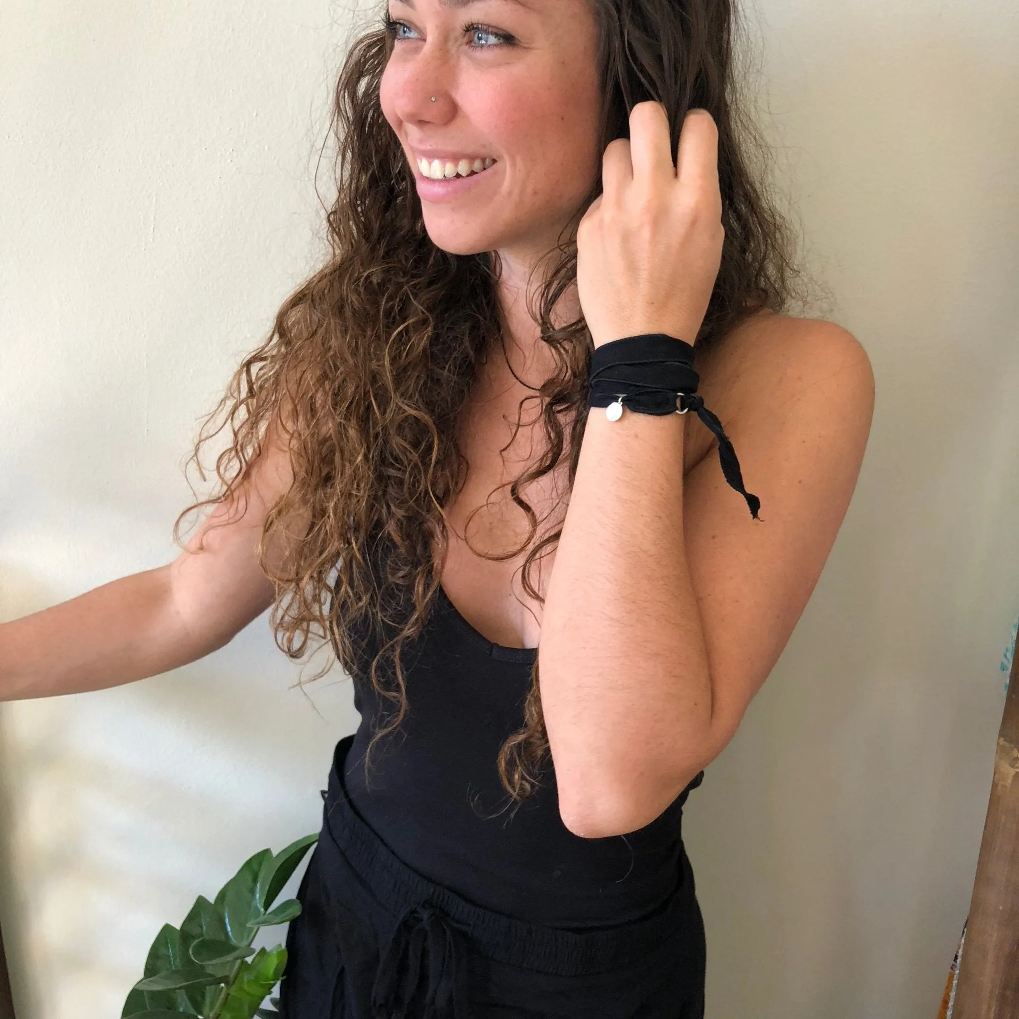 Black Wrap Bracelets (3 Pack)