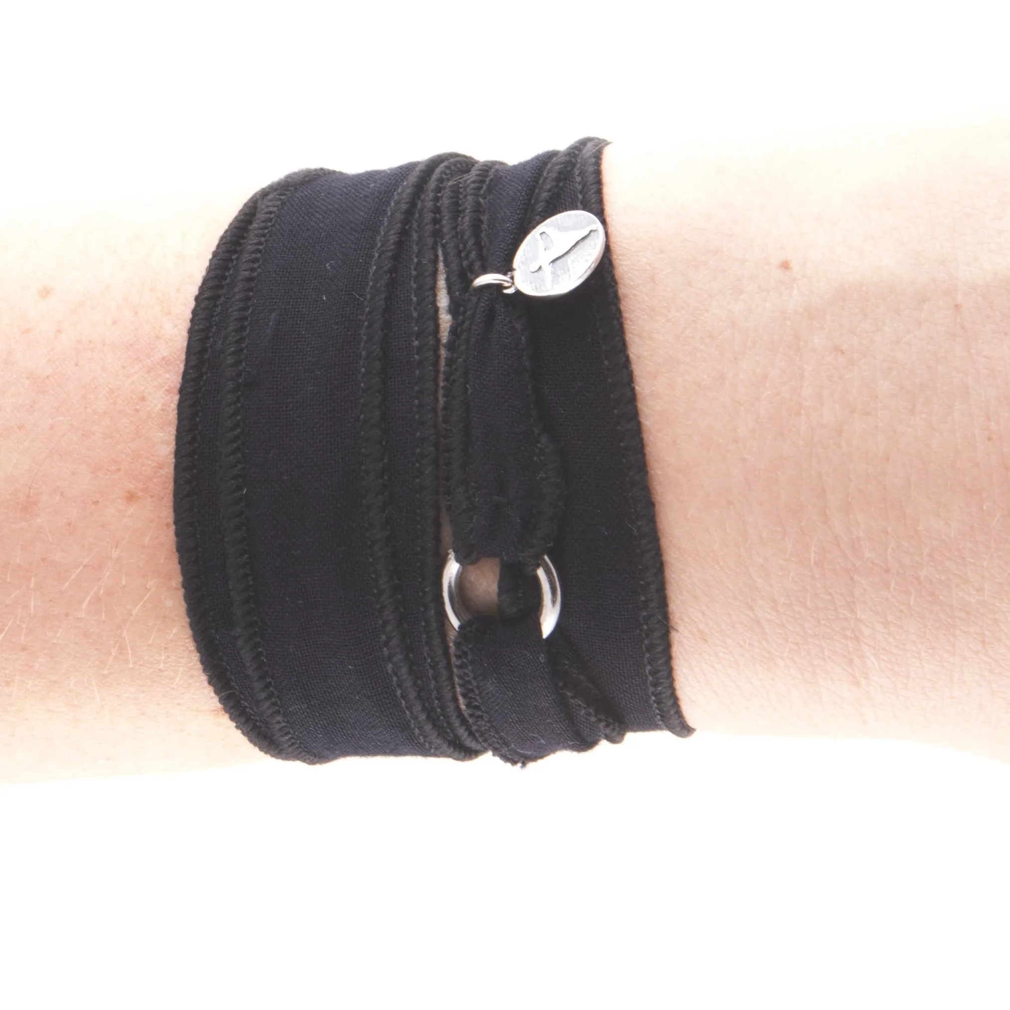 Black Wrap Bracelets (3 Pack)
