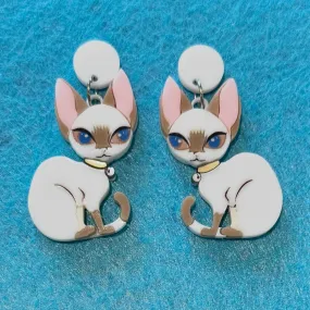 Boomer the Devon Rex - earrings - Set of 2