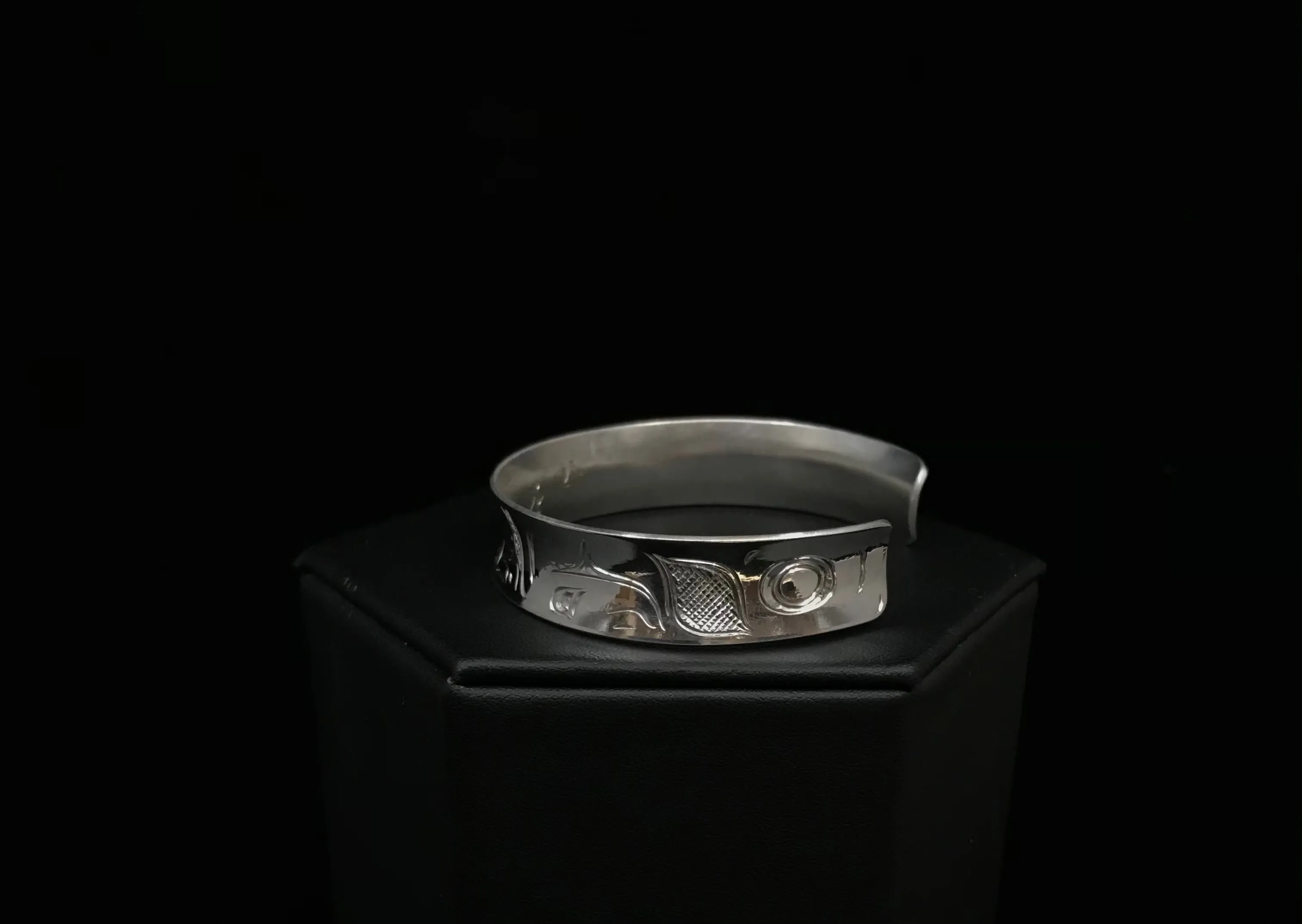 Bracelet- N. Galanin; Silver, Various Designs, 1/2"