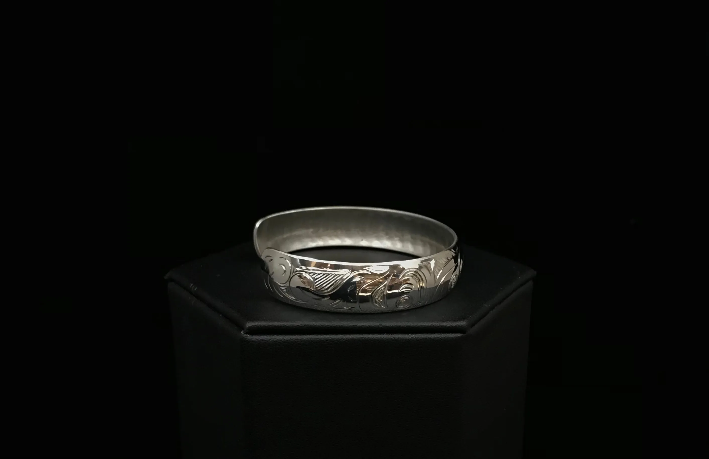Bracelet- N. Galanin; Silver, Various Designs, 1/2"