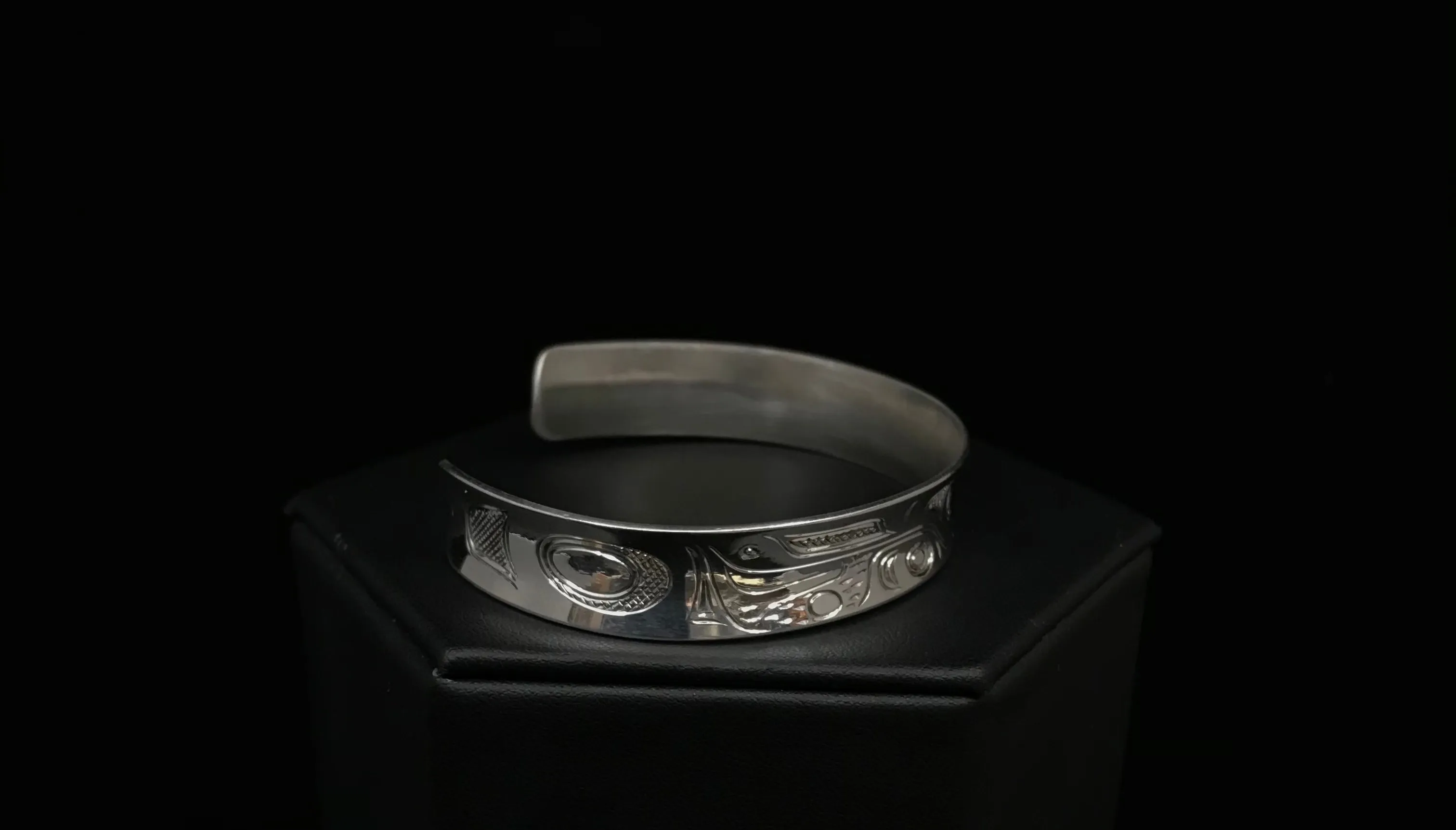 Bracelet- N. Galanin; Silver, Various Designs, 1/2"