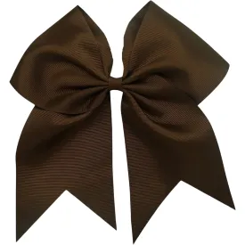 Brown Clip Hair Bow