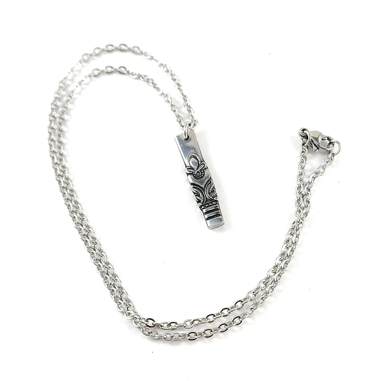 Bulk Lot of 10 Stainless Steel Spoon Bar Necklaces - Wholesale