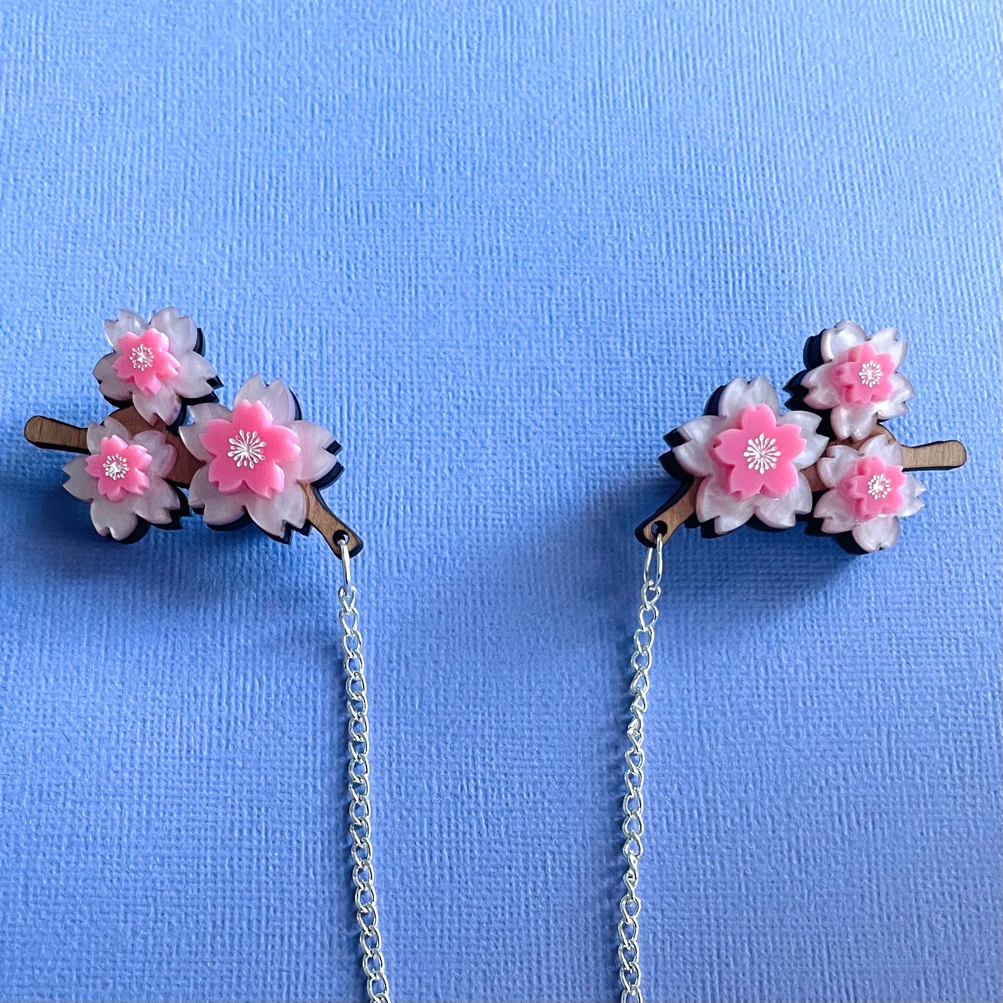 Cherry Blossom - Cardi clips - Set of 2