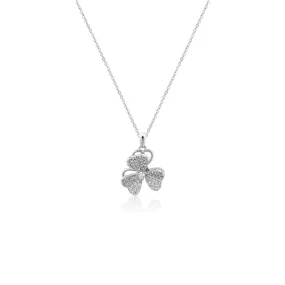 Clover Cubic Zirconia Necklace