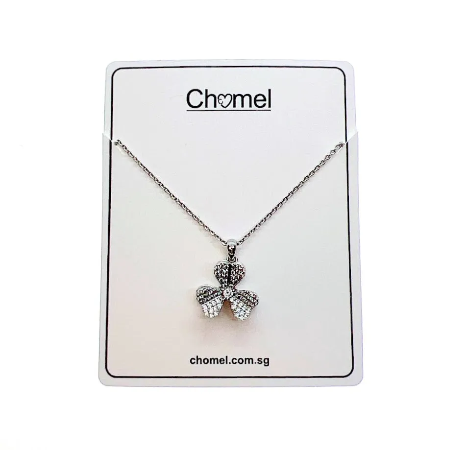 Clover Cubic Zirconia Necklace