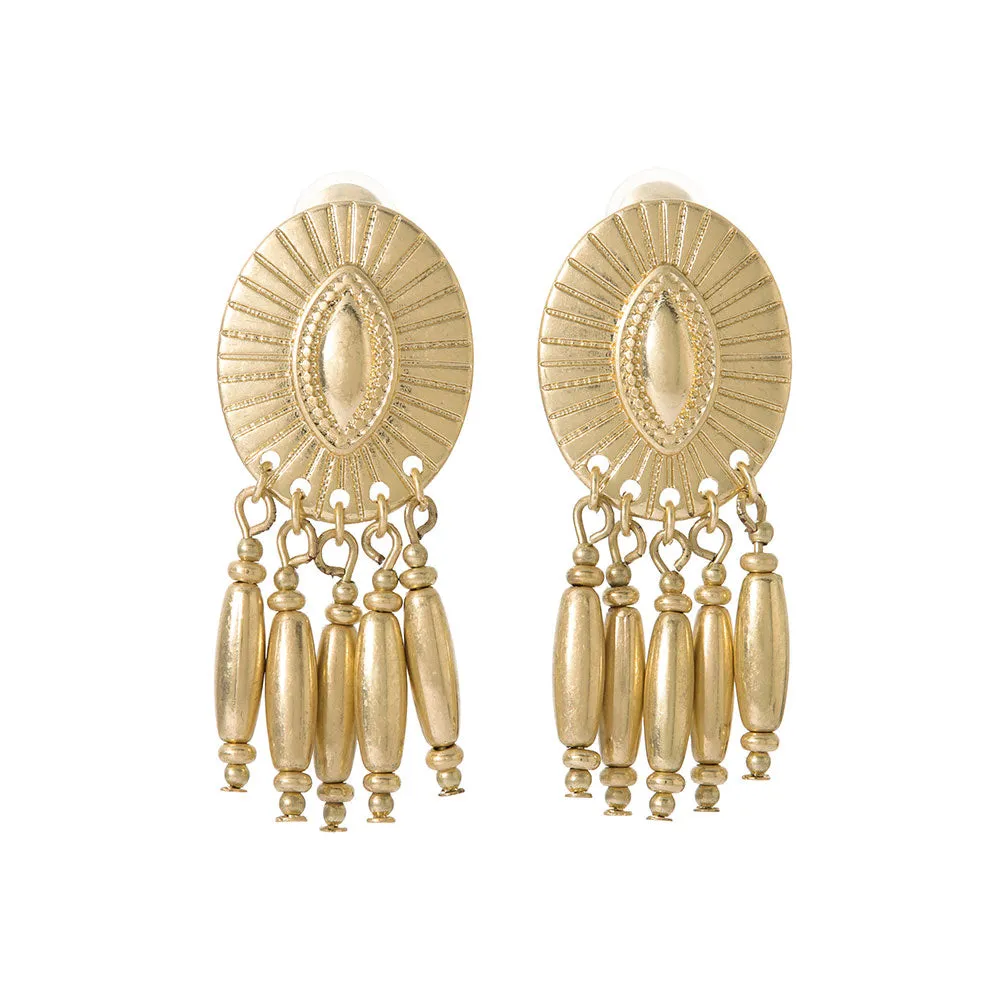Concho Fringe Drop Clip Ons
