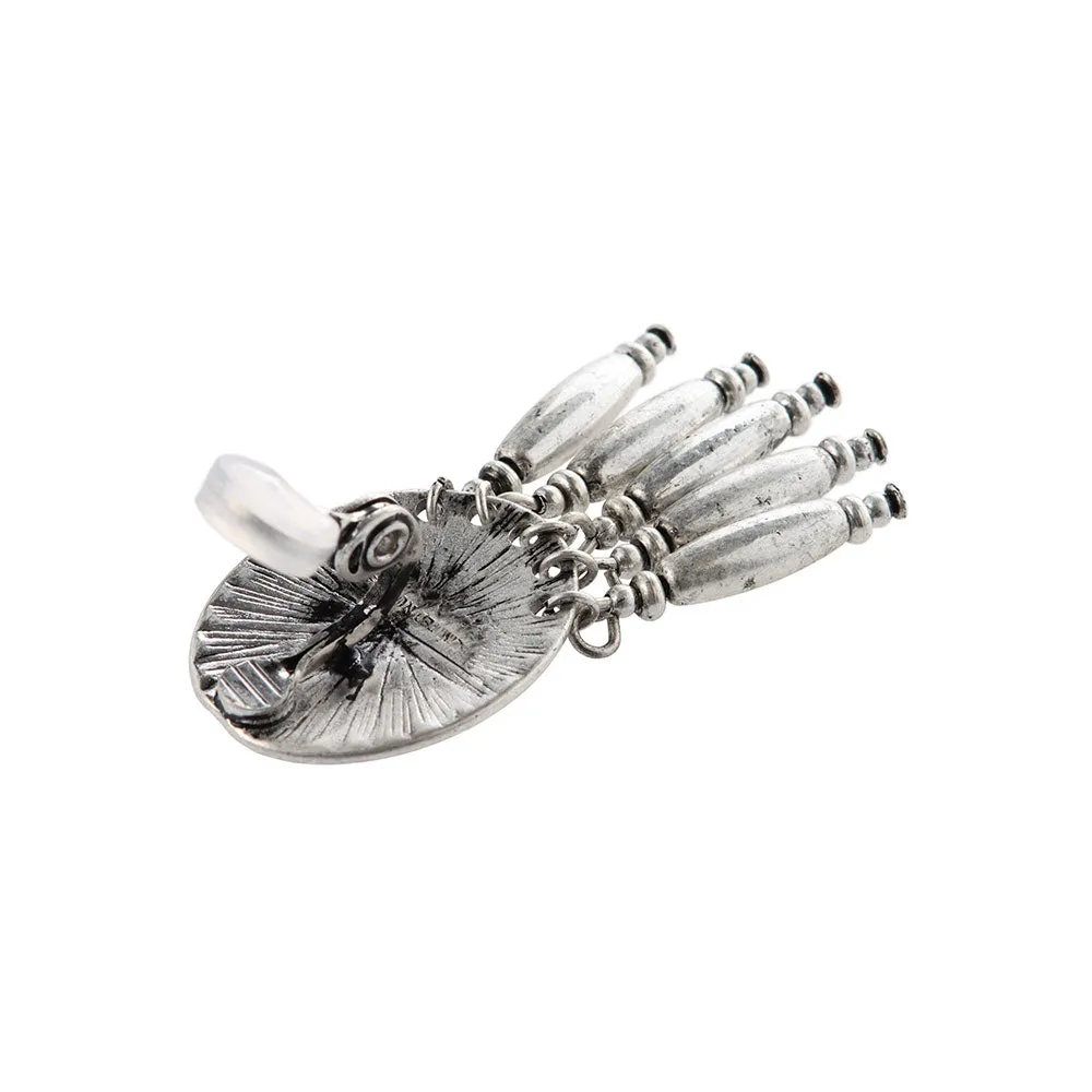 Concho Fringe Drop Clip Ons