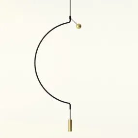 Contemporary Sculptural Single Pendant Light
