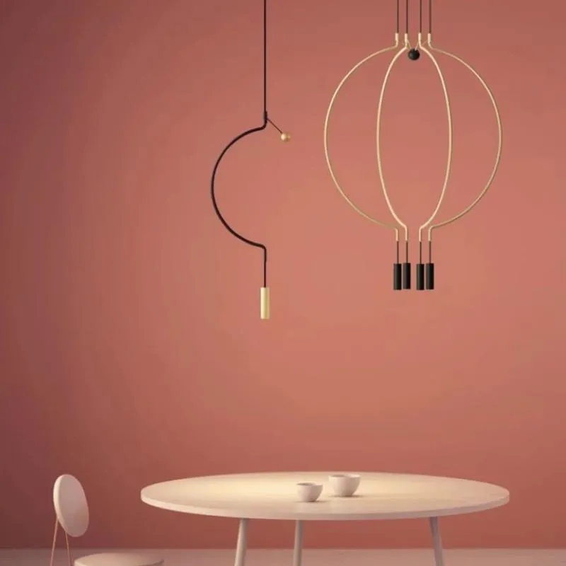 Contemporary Sculptural Single Pendant Light