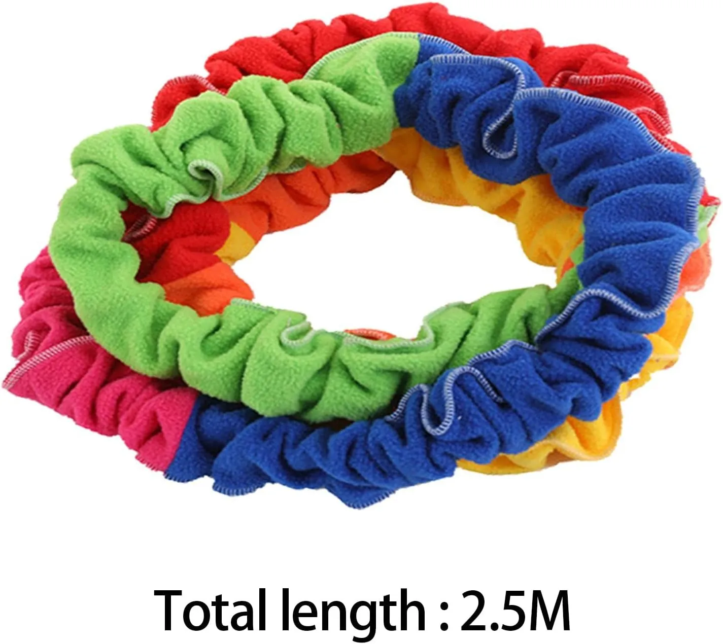 Cooperative Bungee Rope Resistance Band Teamwork Soft Play Multicolor Multiplayer Different Length for Outdoor Activities, 2.5M