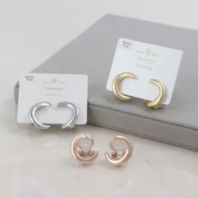 Crescent Moon Clip Ons