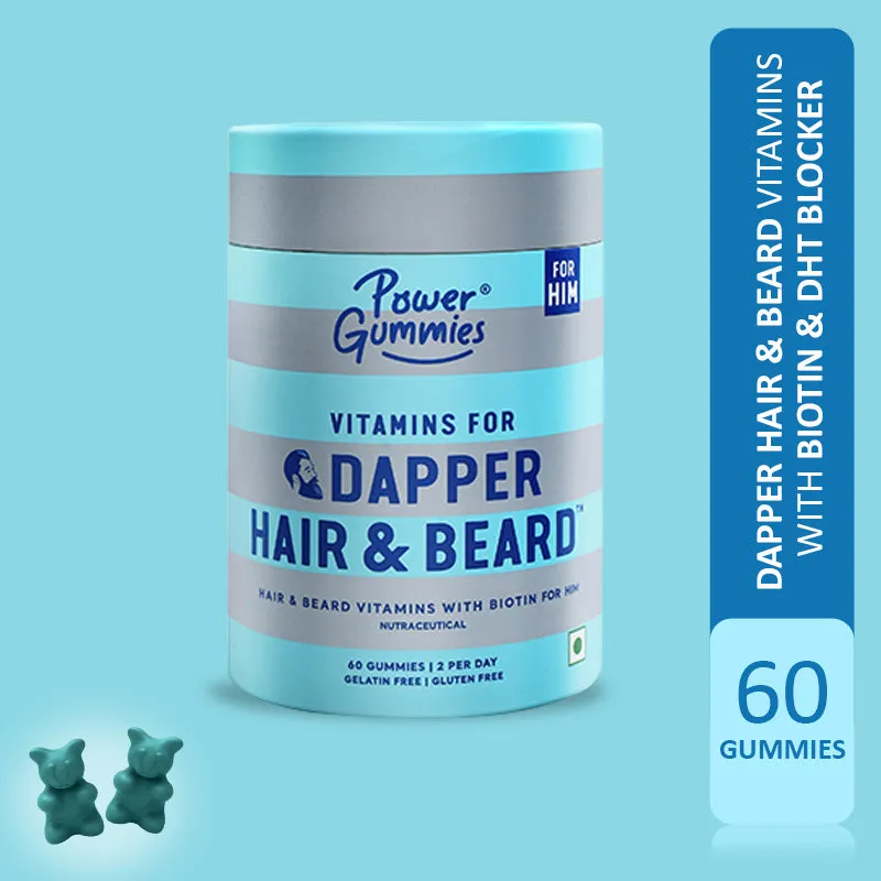 Dapper Hair & Beard Gummies